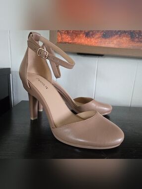 Pashion Jocelyn Summer Heel/Sandal Latte Leather